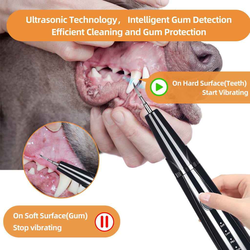 Ultrasonic Pet Tooth Cleaner Kit with LED Light X5145
