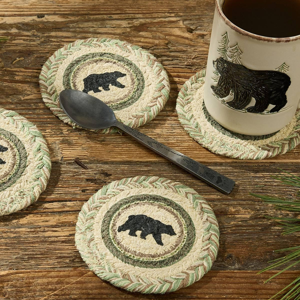 Black Bear Coaster Set J1010