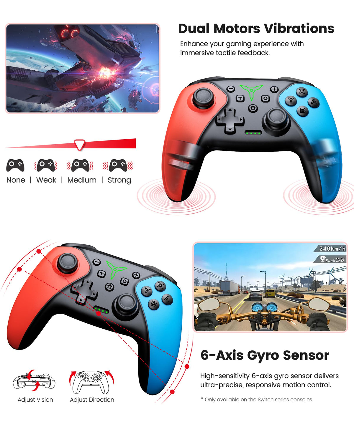 Wireless Switch Controller 2-Pack with Programmable Back Buttons F683752