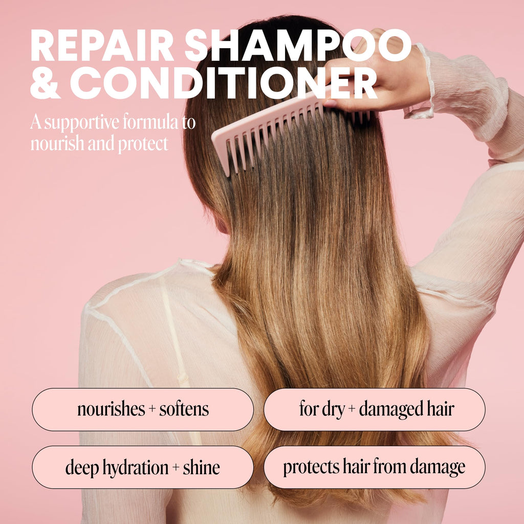 Repair Shampoo and Conditioner Set, Moisture Body Wash, Leave-in Conditioner L24954