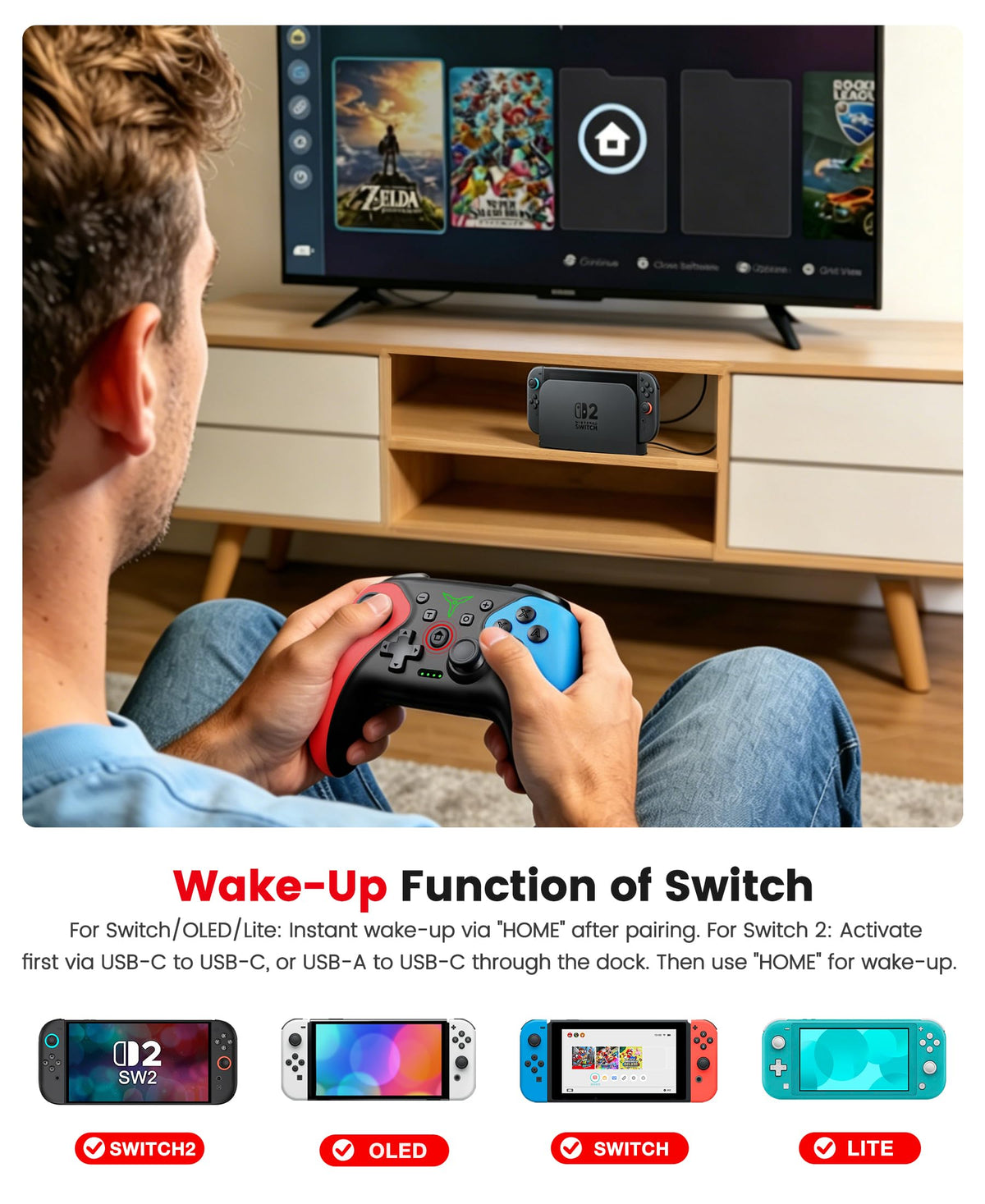 Wireless Switch Controller 2-Pack with Programmable Back Buttons F683752