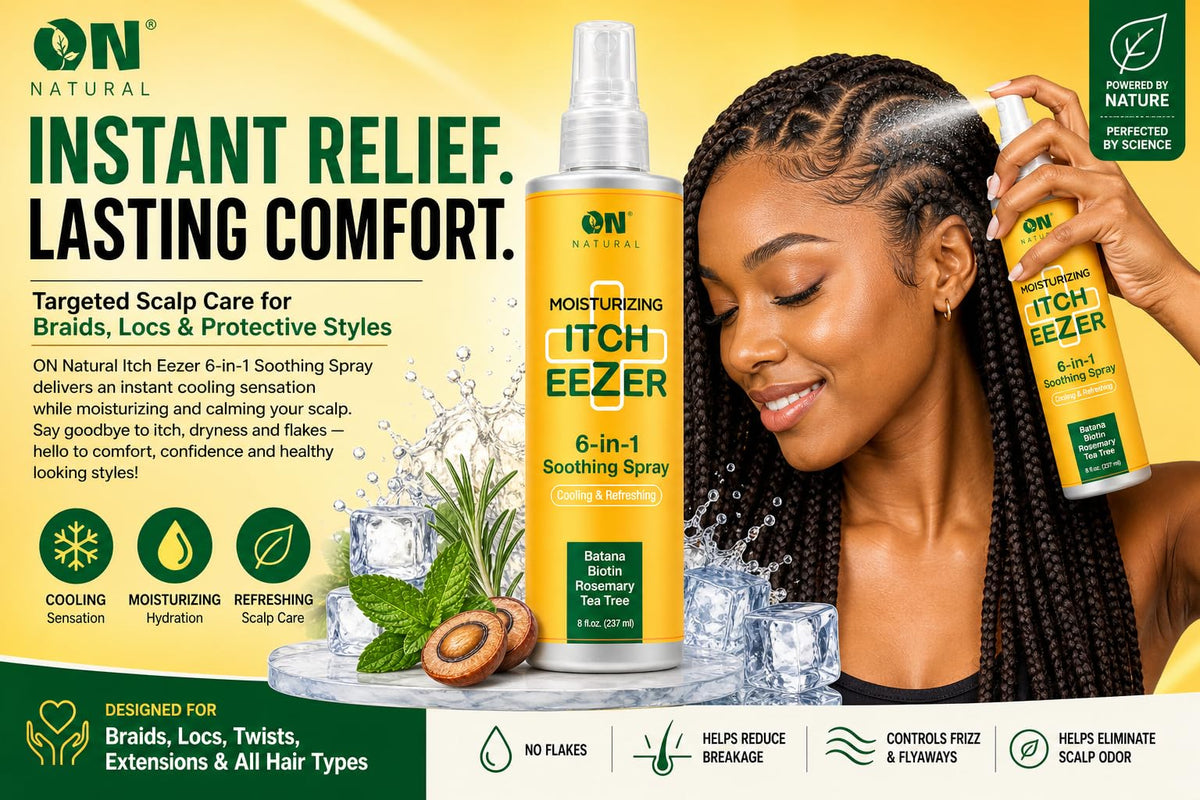 Moisturizing Soothing Spray with Batana, Biotin, Rosemary & Tea Tree 8 oz J776