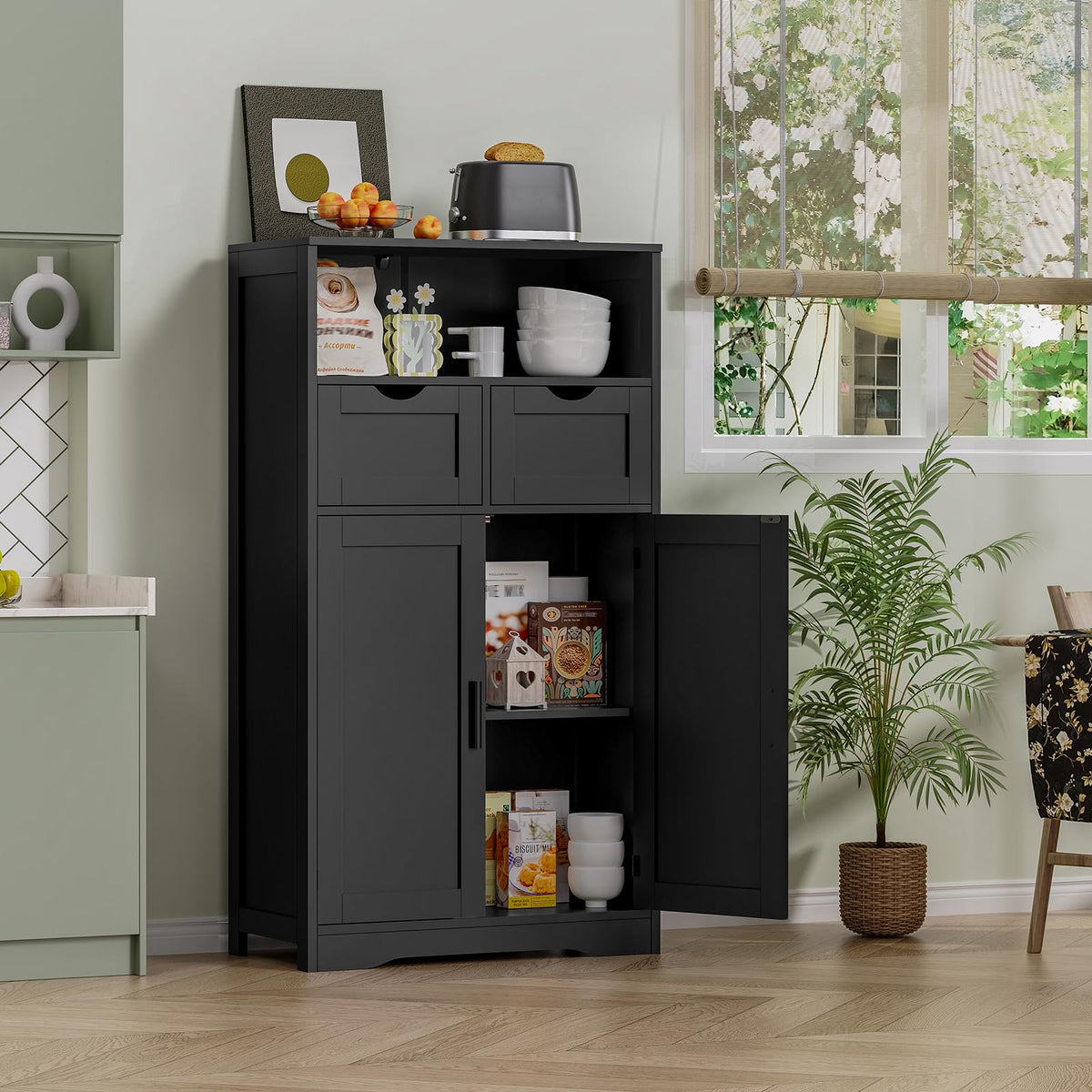 Bathroom Storage Cabinet with 2 Drawers P96318