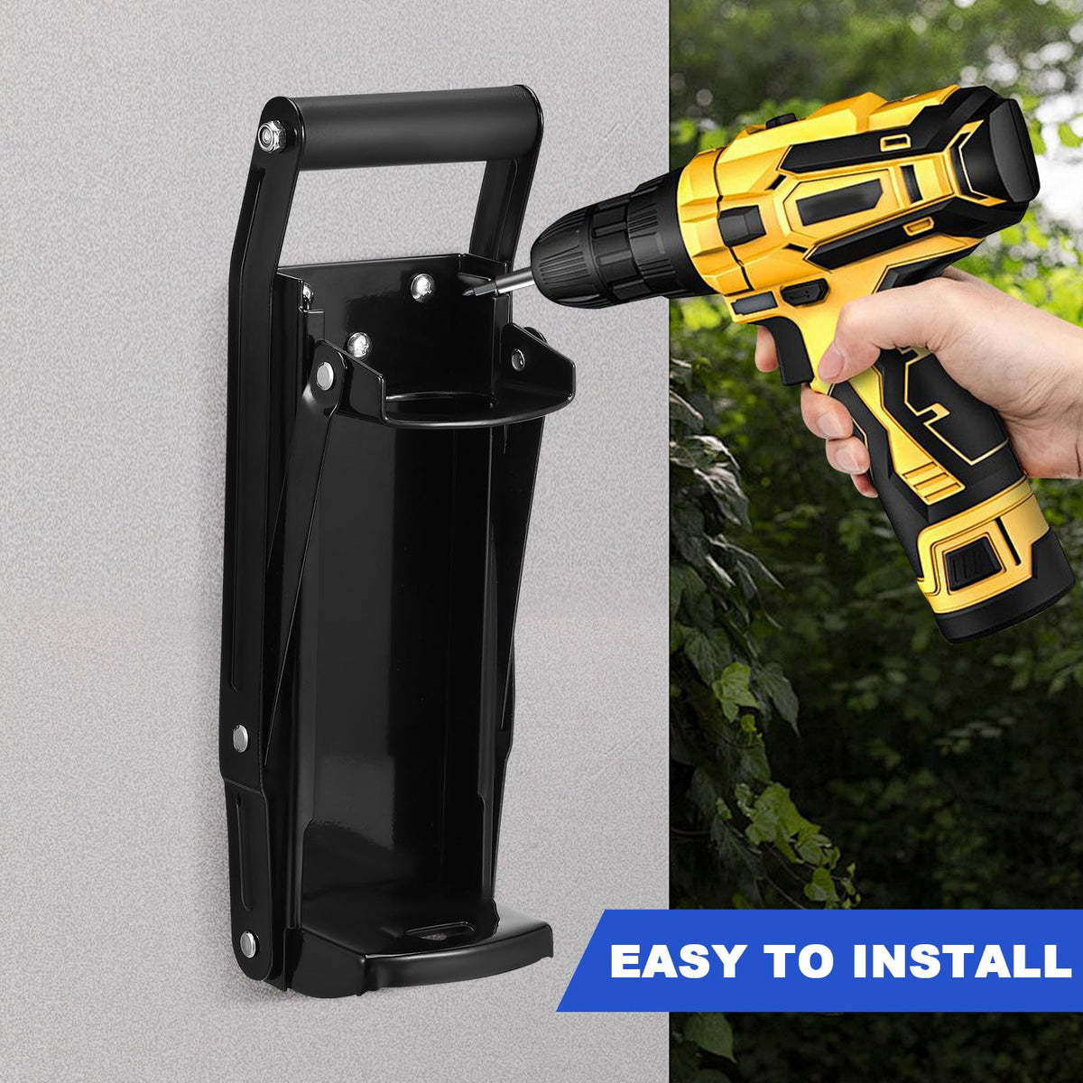 Wall Mounted Stainless Steel Can Crusher with Bottle Opener R449