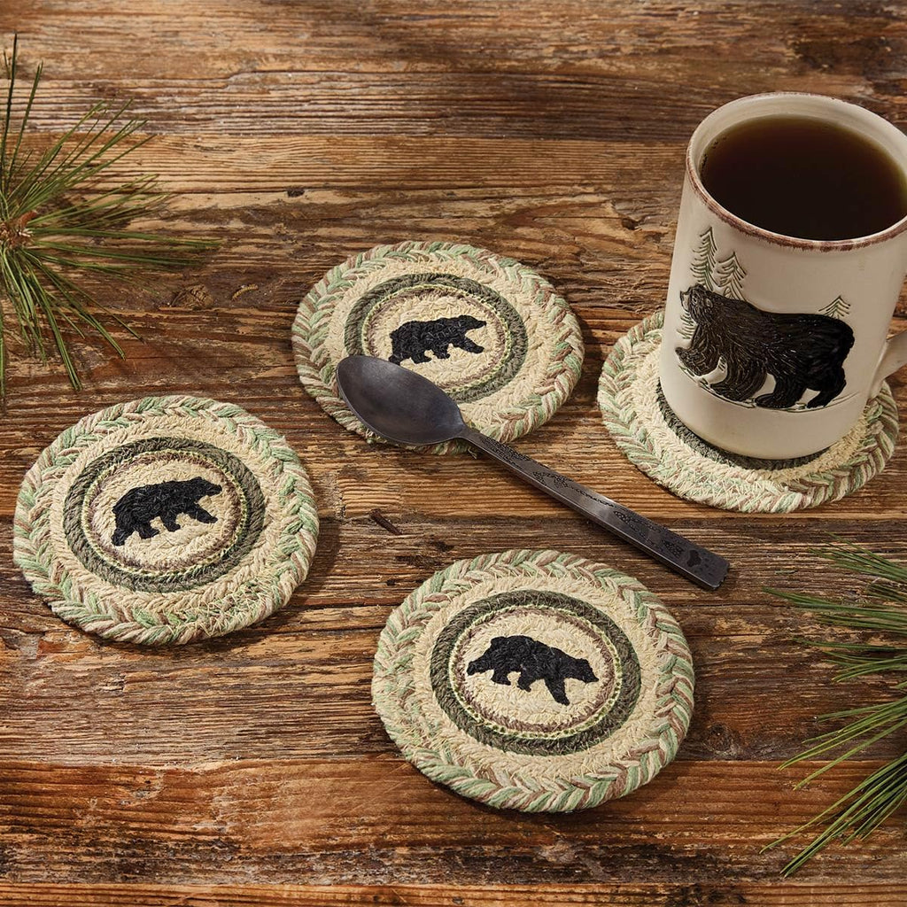 Black Bear Coaster Set J1010