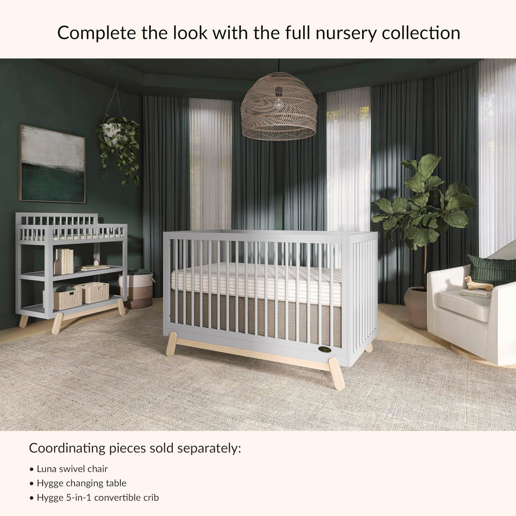 Baby Changing Table with Safety Rails and Storage Shelves D11115