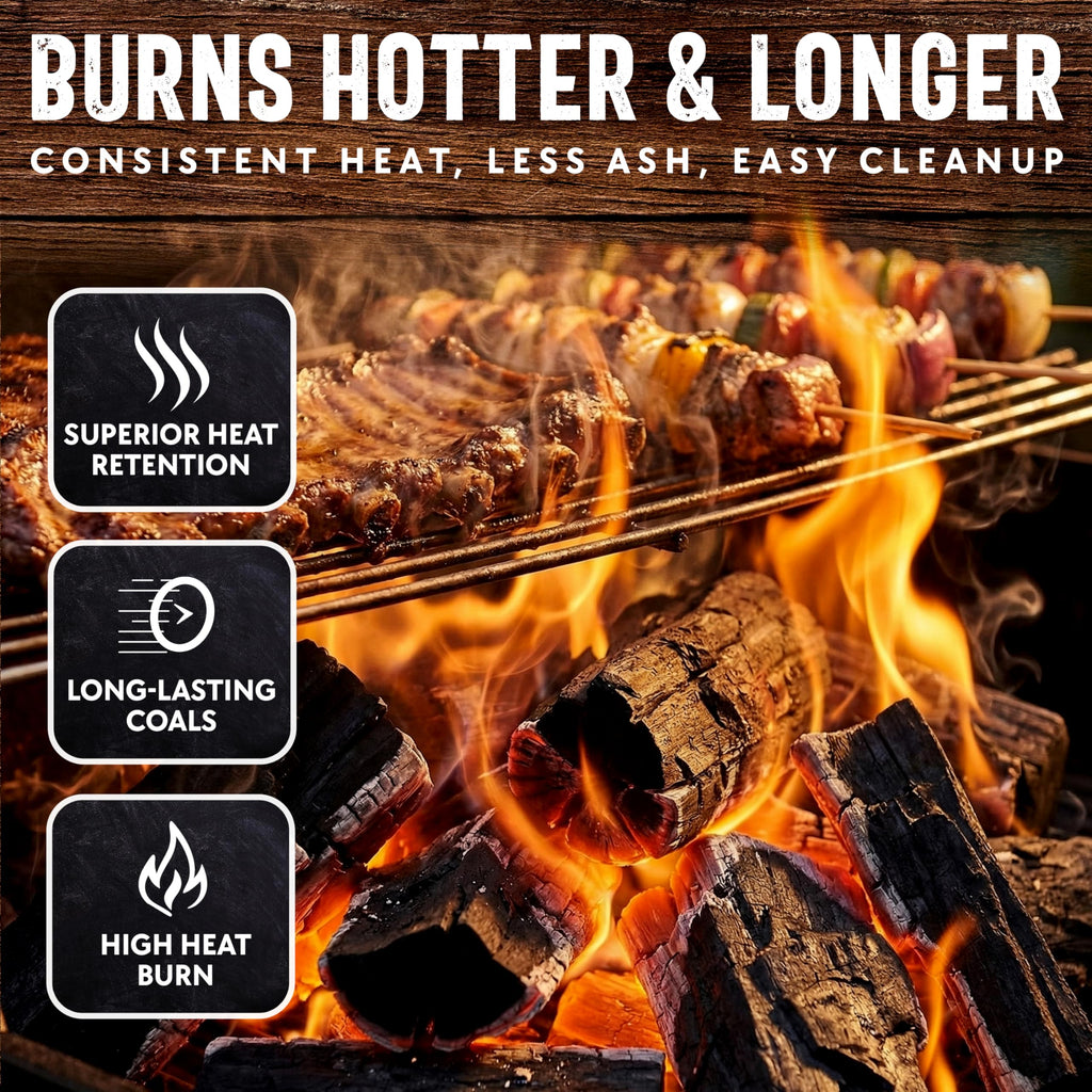 8 LB. All Natural Hardwood Lump Charcoal Y7304