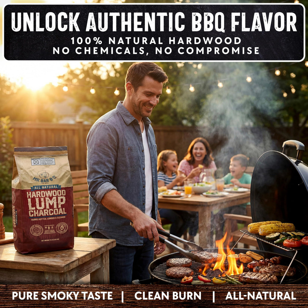 8 LB. All Natural Hardwood Lump Charcoal Y7304