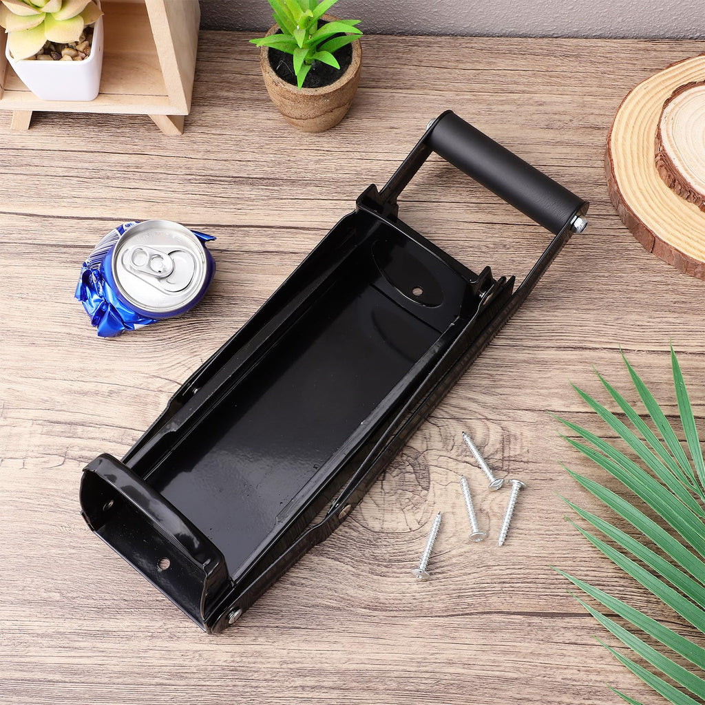 Wall Mounted Stainless Steel Can Crusher with Bottle Opener R449